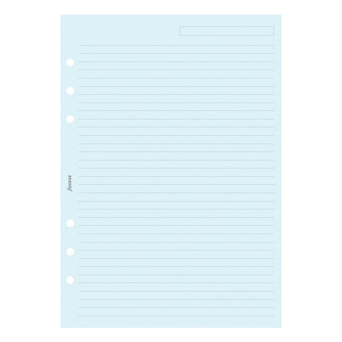 Filofax Notepaper Ruled Blue