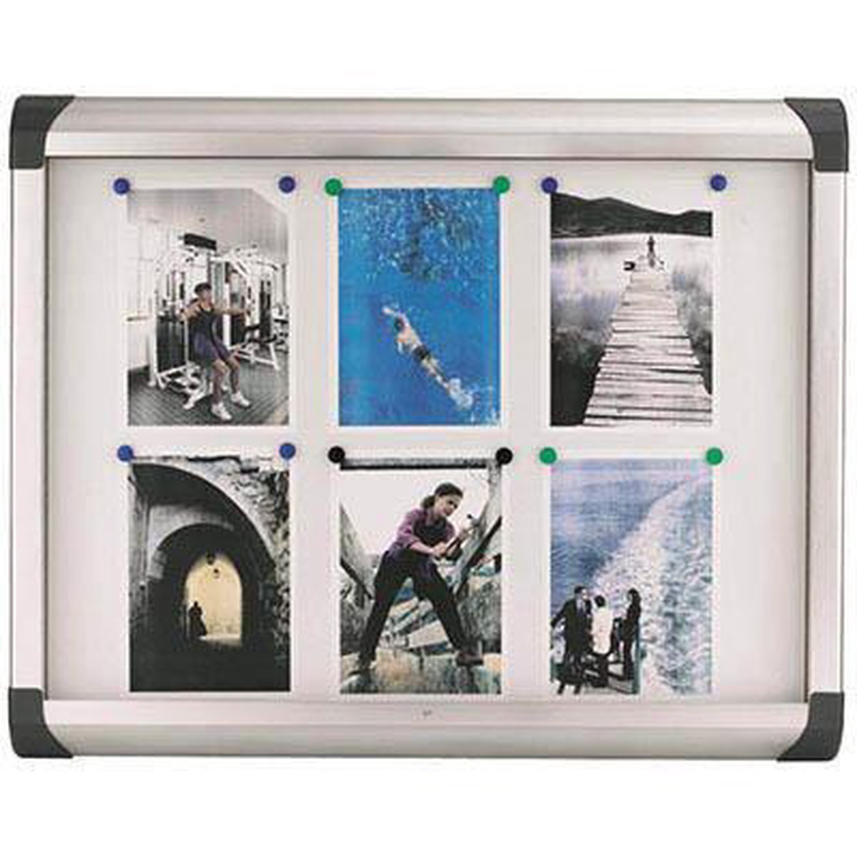 Nobo Lockable External Case 1 Door 815 X 670Mm