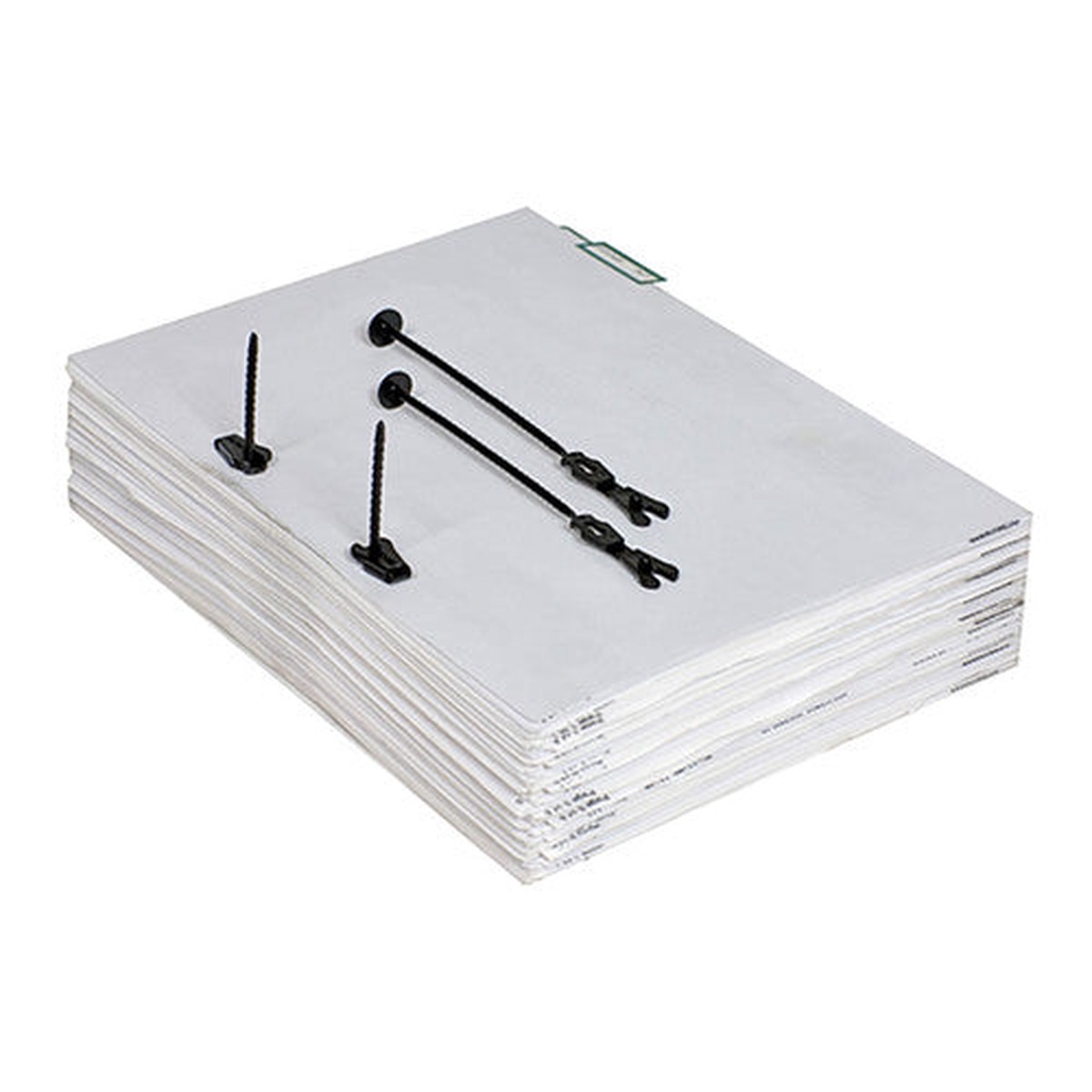 Arnos F450 Polypost Plastic Paper Binders Pack 10