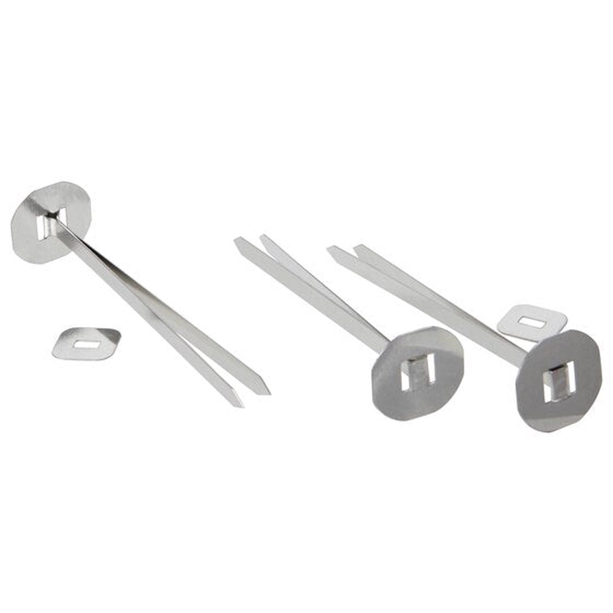 Esselte Paper Binders 75mm Silver Box 100