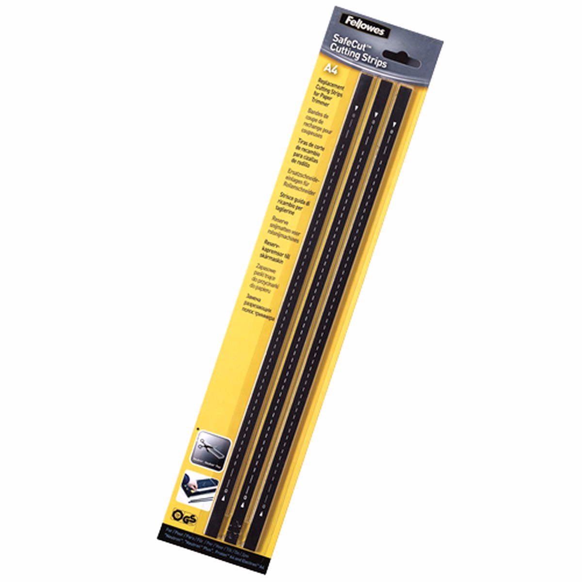 Fellowes Trimmer Cutting Strips A4 Pack 3