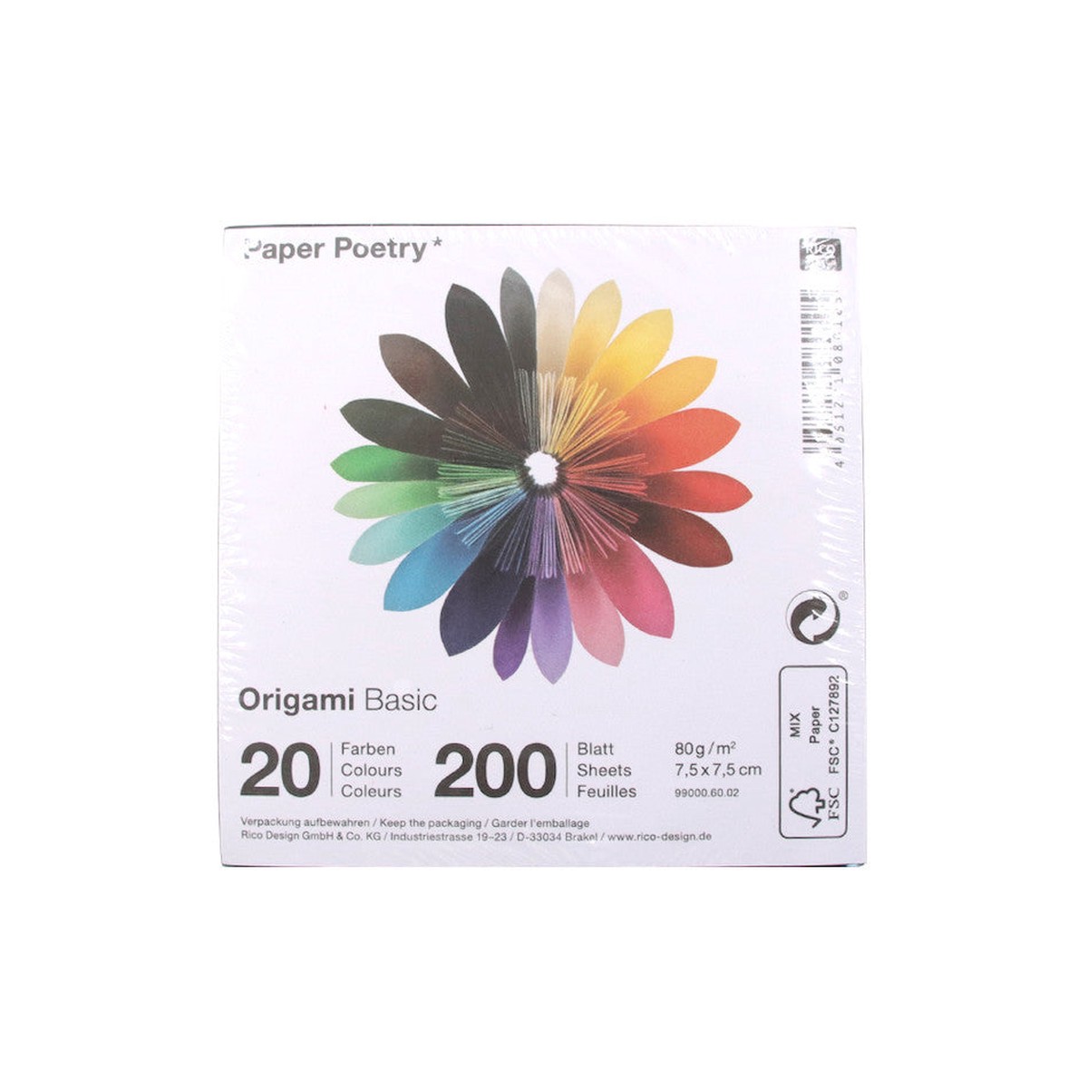 Rico Origami Basic 75x75mm