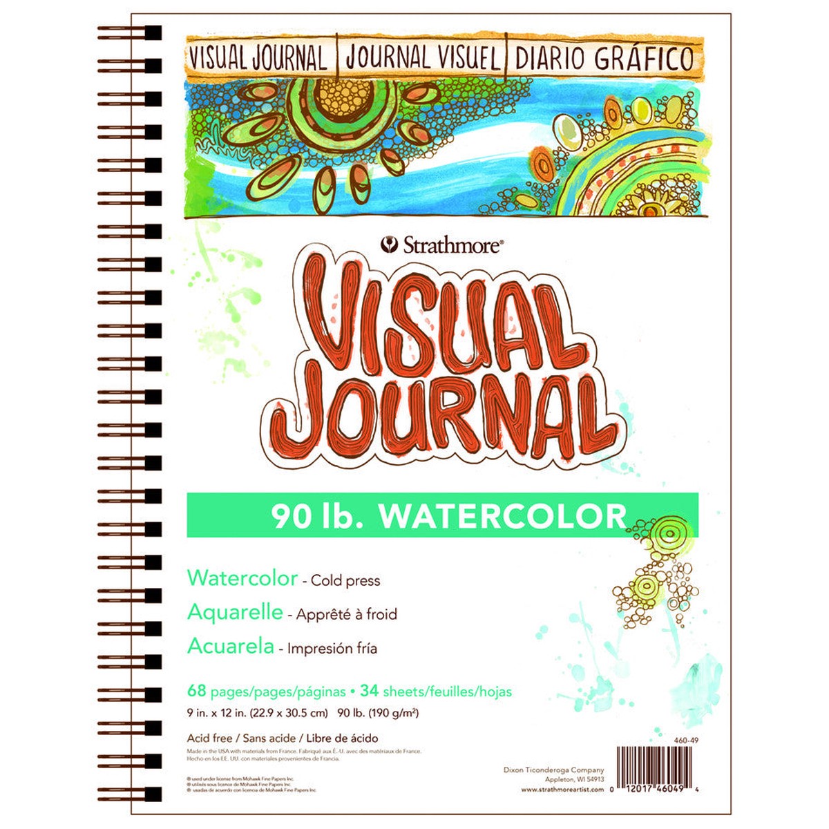 Strathmore Watercolour Visual Journal 9×12