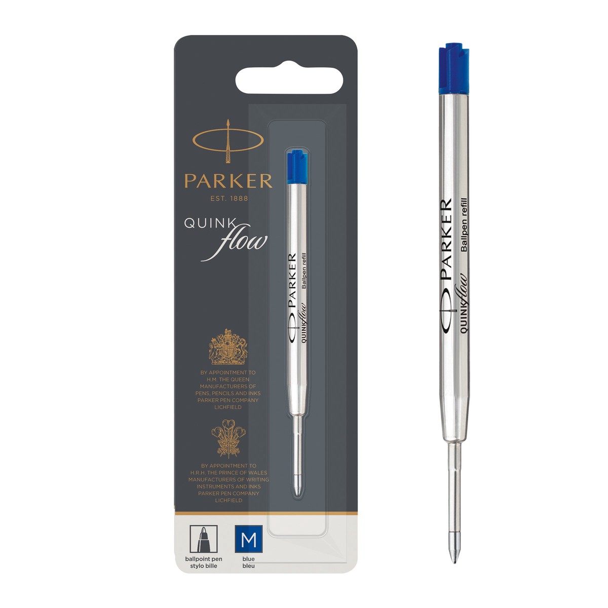 Parker Ballpoint Refill Blue Medium Tip
