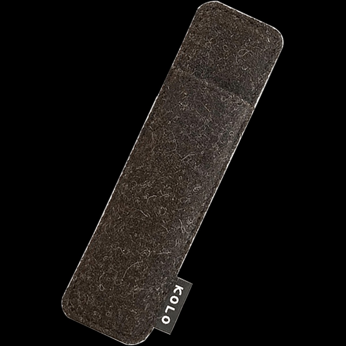 Kolo Lane Pen Sleeve – Solid Black Tweed – Standard