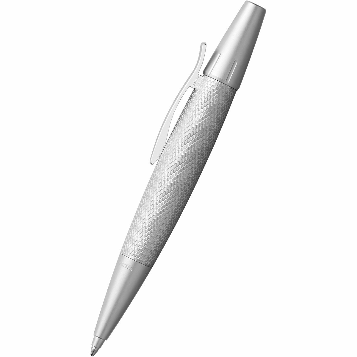 Faber-Castell Design E-Motion Ballpoint Pen – Pure Silver
