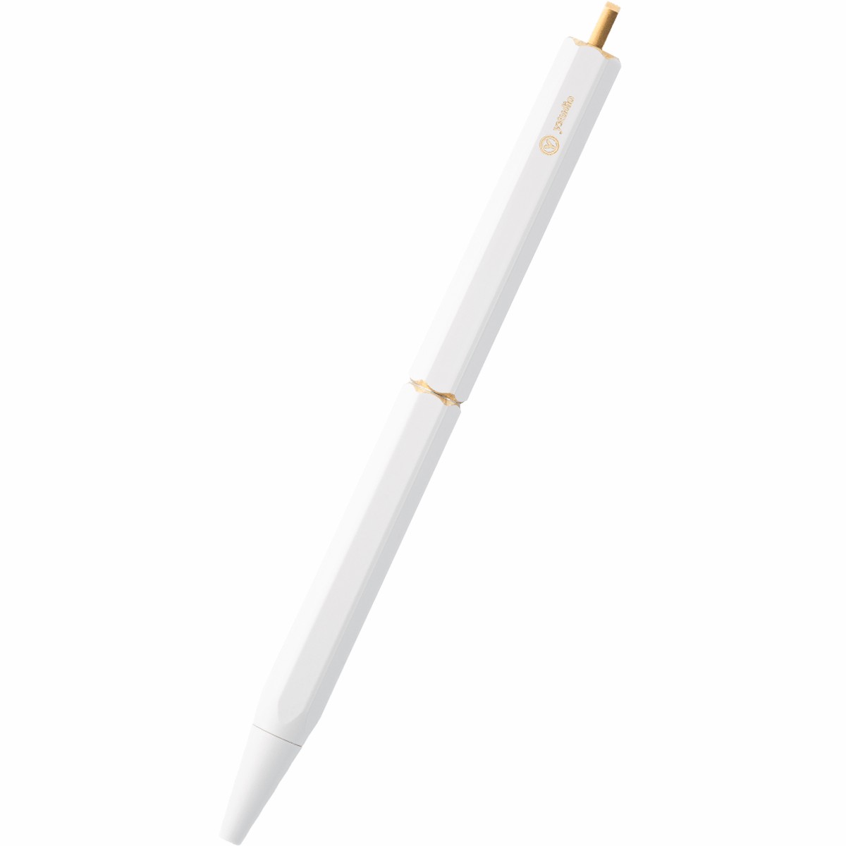 YStudio Brassing Portable Ballpoint Pen – White
