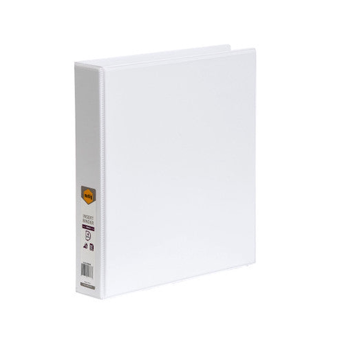 Marbig Clearview Insert Binder 38mm 4D A4 White