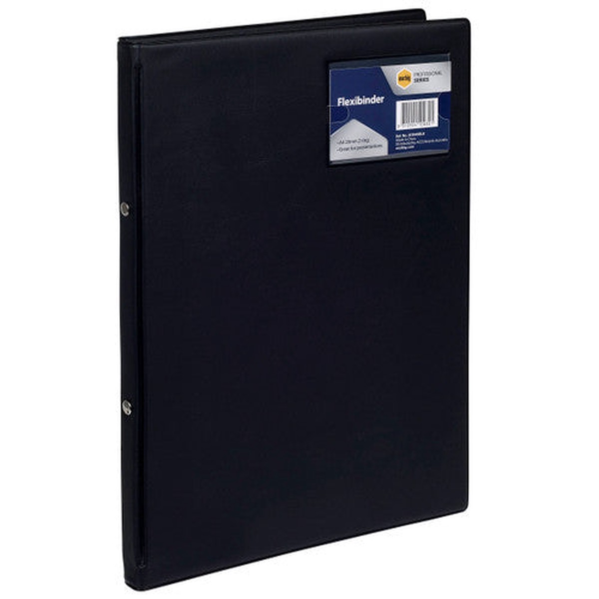 Marbig Flexibinder 2 Ring 20mm A4 Black