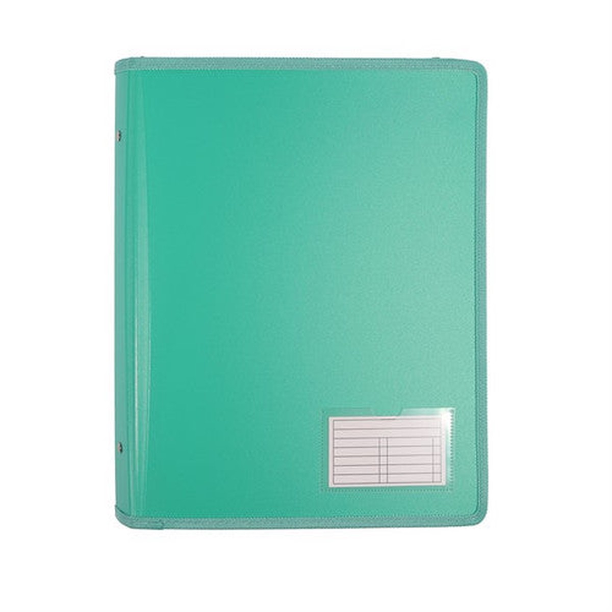 Bantex A4 Zipper Binder 2D Ring 25mm Green