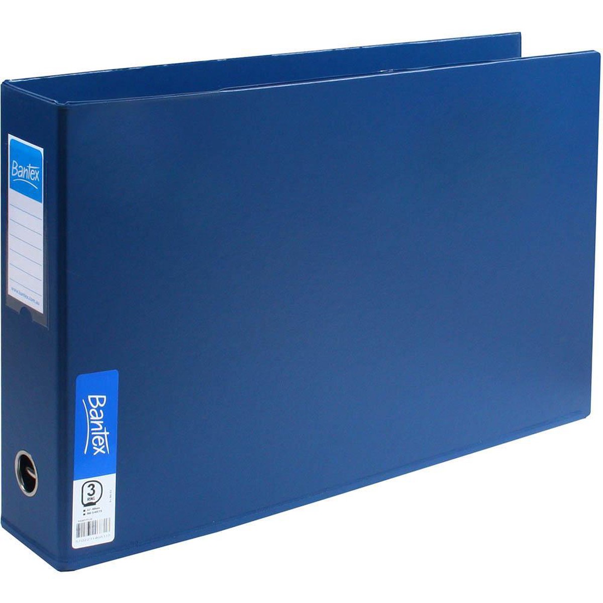 Bantex Pp Ring Binder Landscape 3D 65Mm A3 Blue