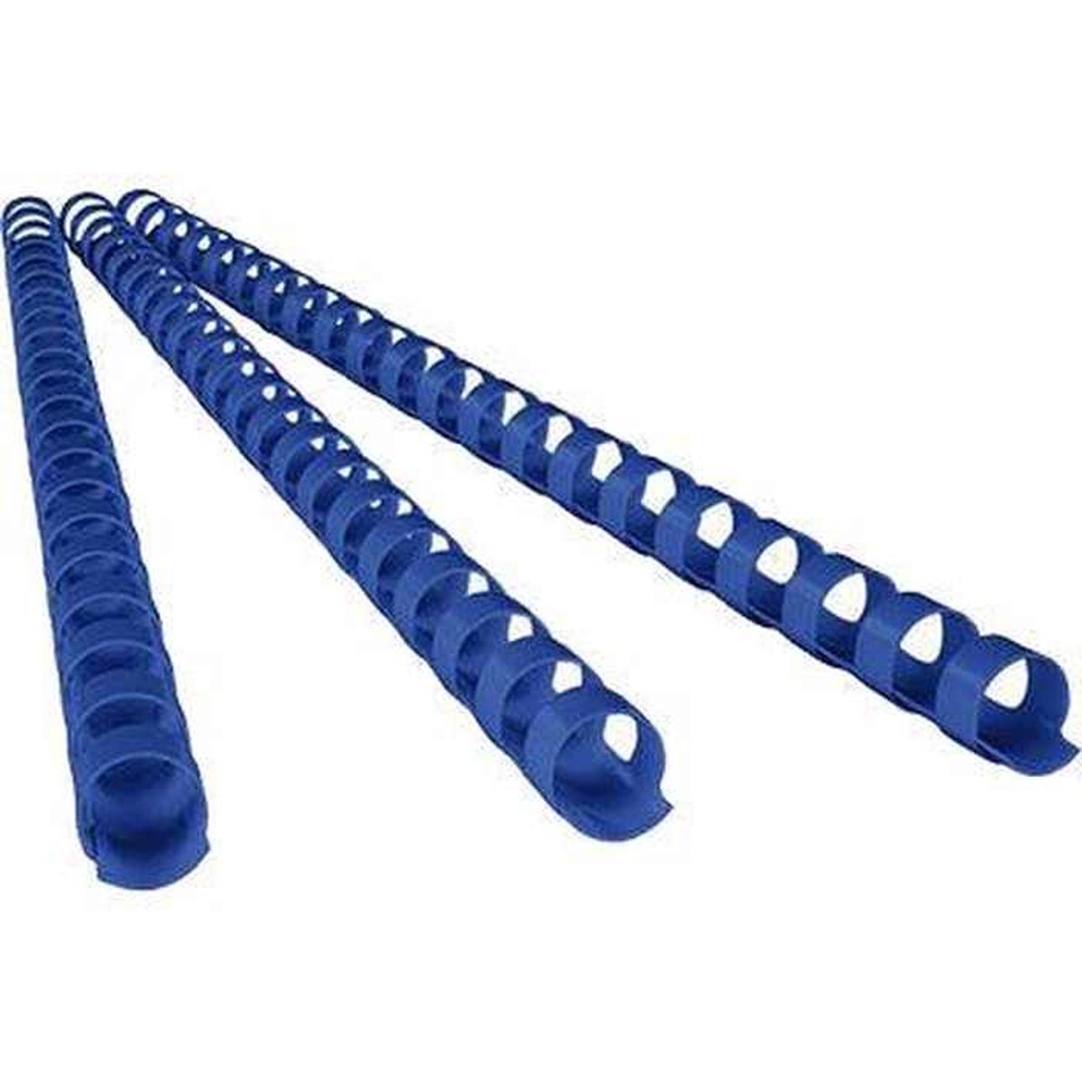 GBC Plastic Binding Comb Round 21 Loop 10mm A4 Blue Pack 100