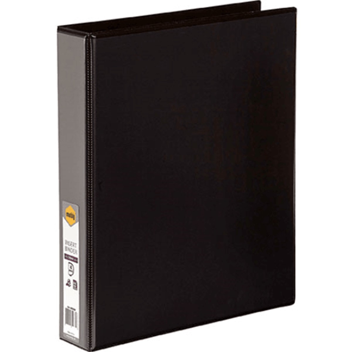 Marbig Clear View Insert Ring Binder 4D 38mm A4 Black Box 12