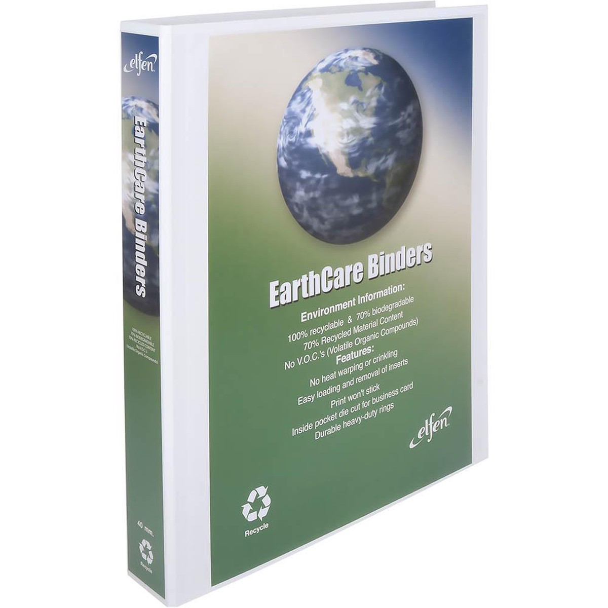 Cumberland Earthcare Insert Binder 2D Ring A3 40Mm White