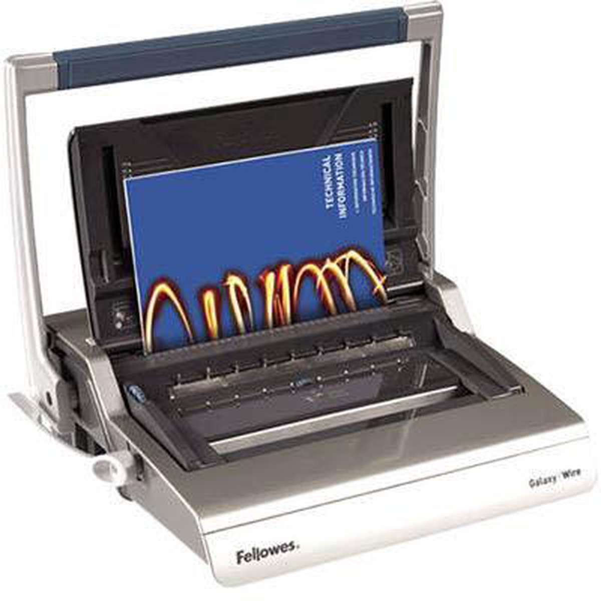Fellowes Galaxy Wire Binding Machine Manual 34 Loop Grey