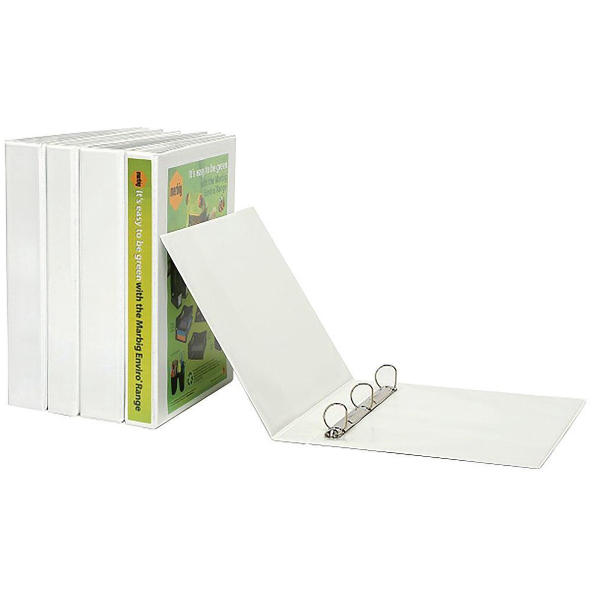 Marbig Enviro Insert Ring Binder 4D 19Mm A4 White