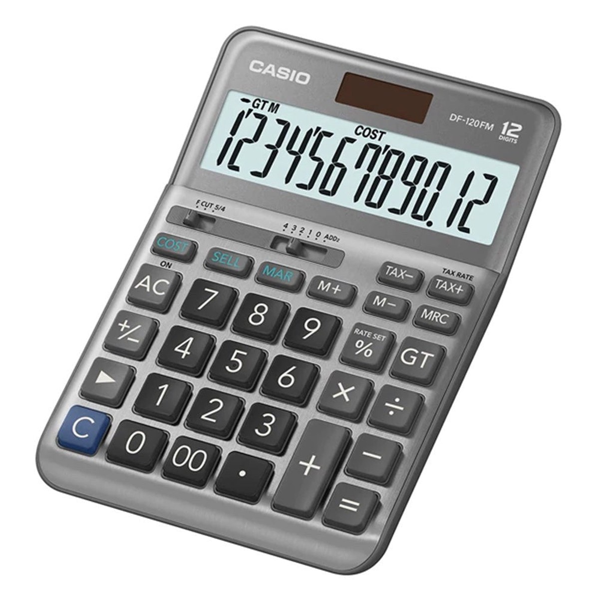 Casio DF120FM 12-Digit Desktop Calculator