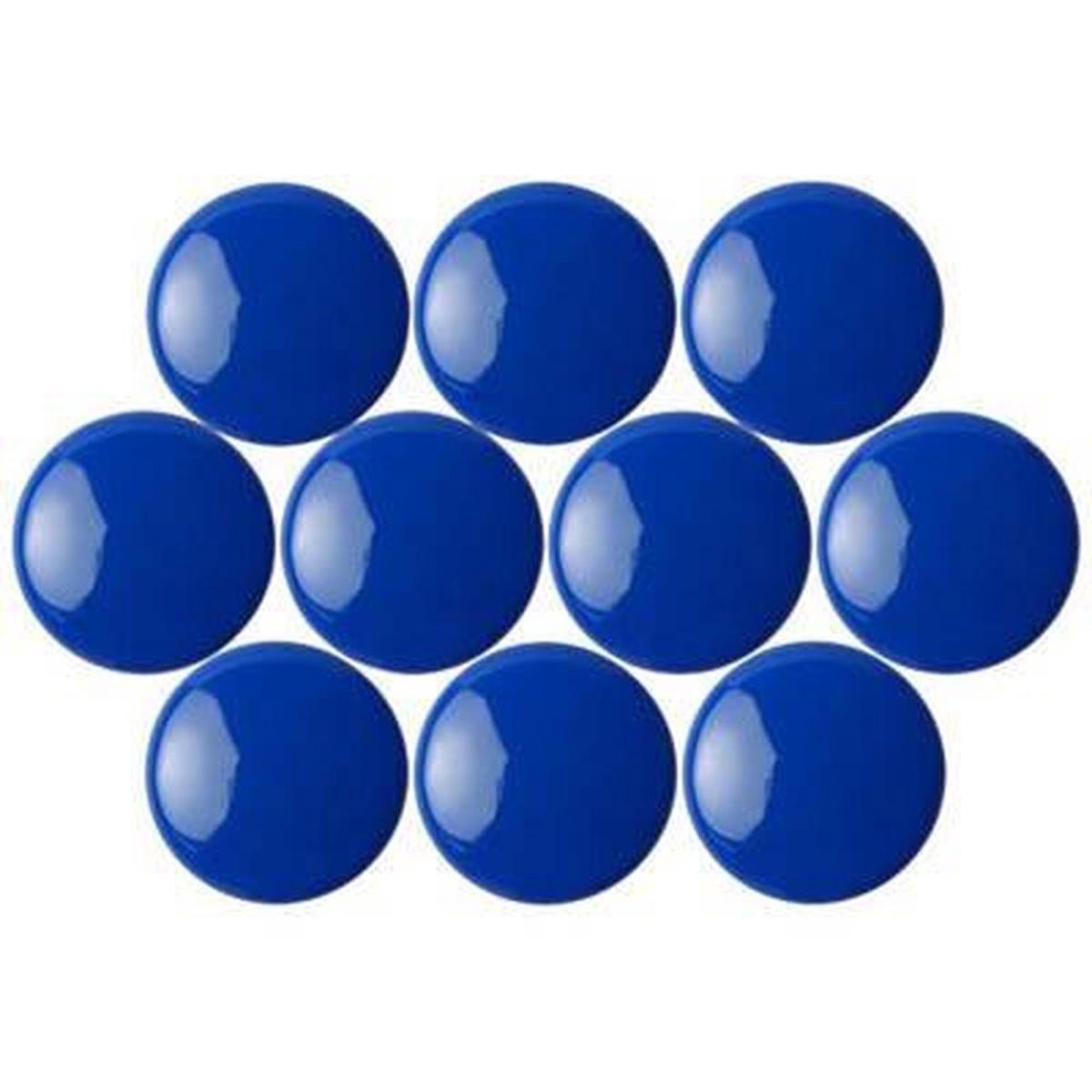 Quartet Magnetic Buttons 20mm Blue Pack 10
