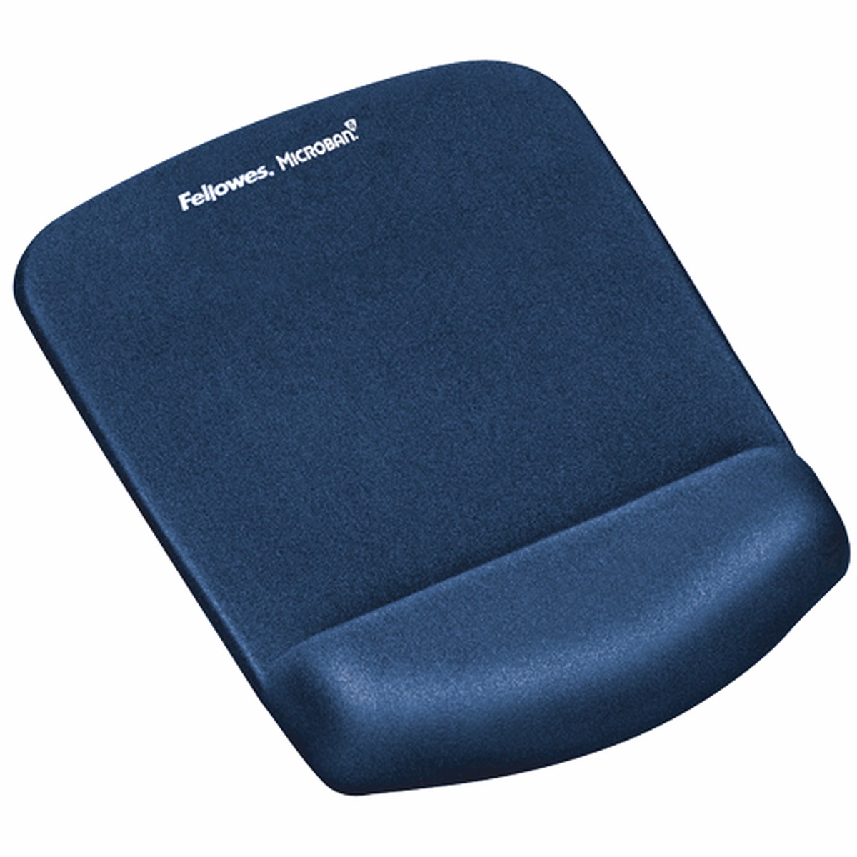 Fellowes PlushTouch Mouse Pad Wrist Rest Blue