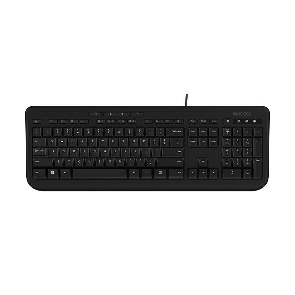 Incase Designed by Microsoft Wired Keyboard 600 Black
