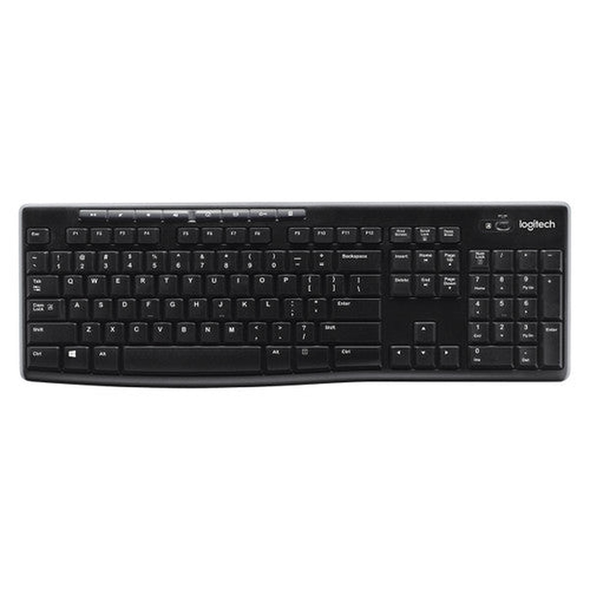 Logitech K270 USB Wireless Keyboard Black