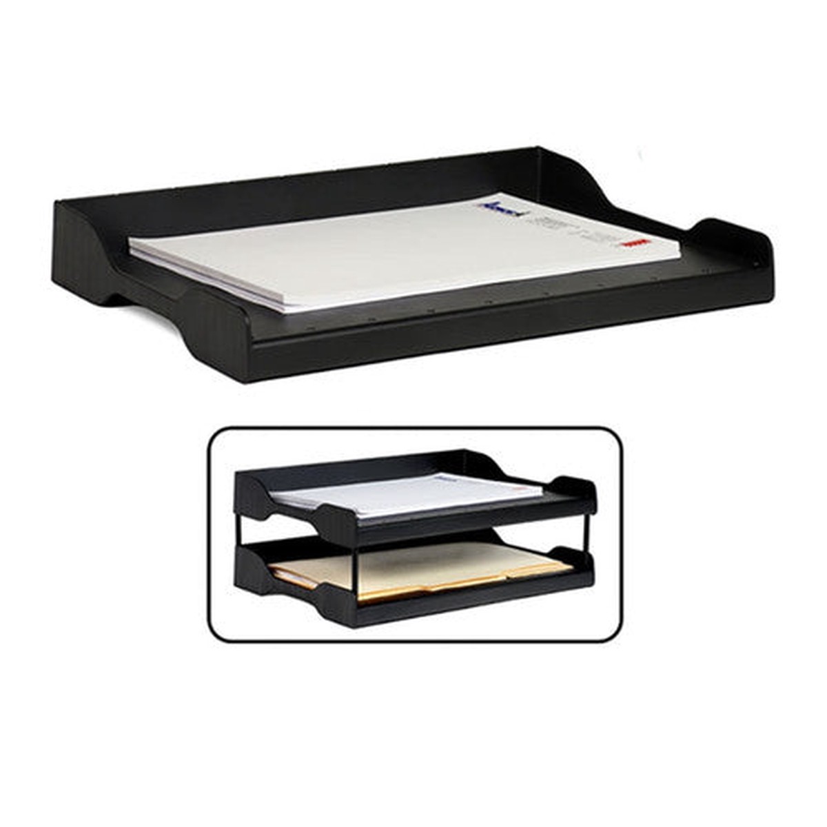 Arnos E122 Eco-Tidy Letter Tray with Risers