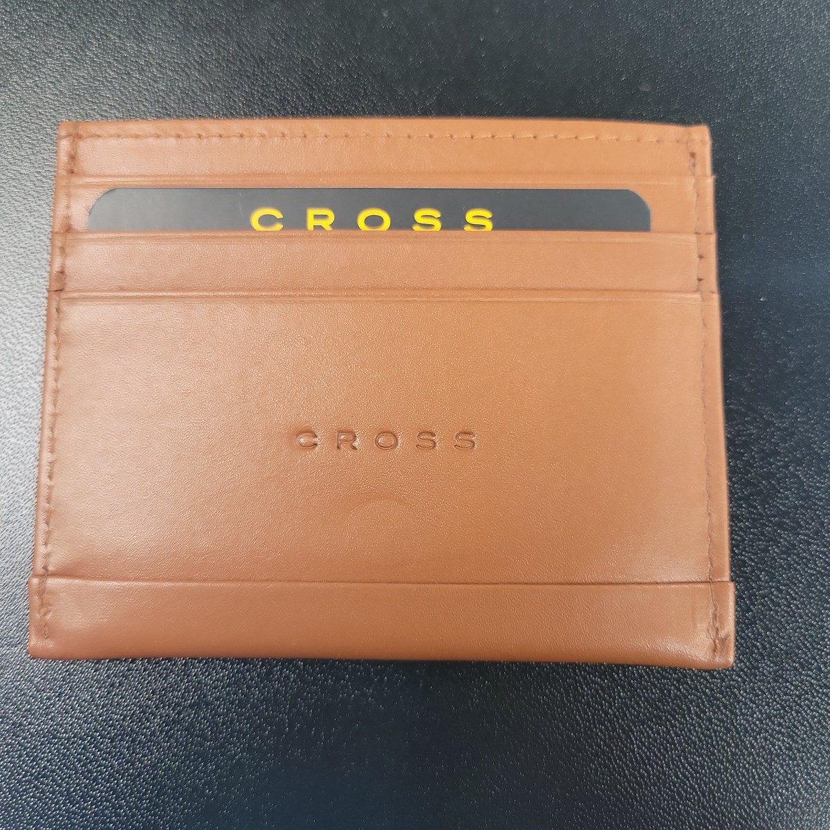 Cross Torero Leather Card Case – Brown