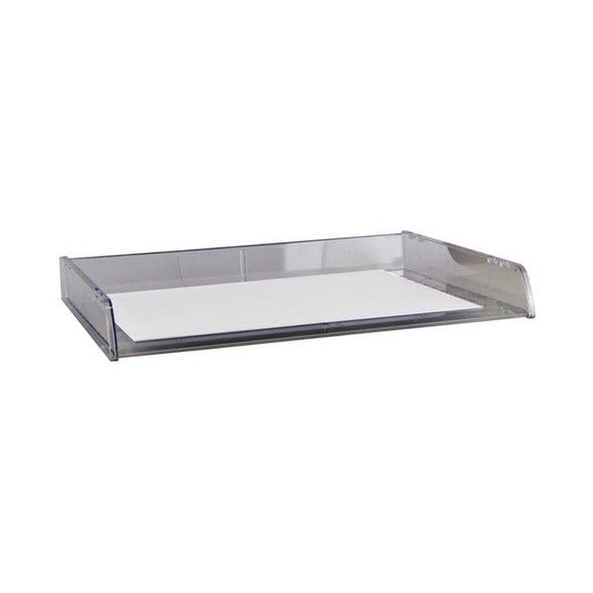 Italplast Document Tray A3 with Divider Clear