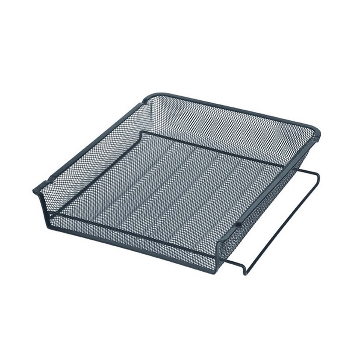Italplast Wire Mesh Document Tray Single Black