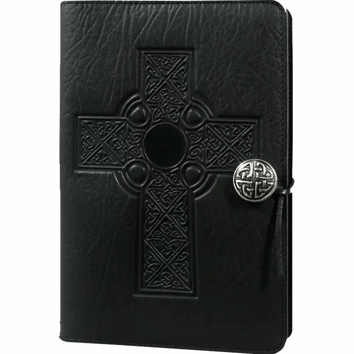 Oberon Design Celtic Cross Large Journal – Black