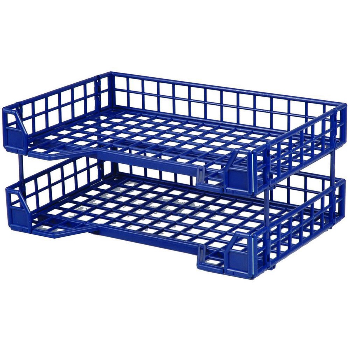 Esselte Industry Document Tray Collapsible Blue Set 2