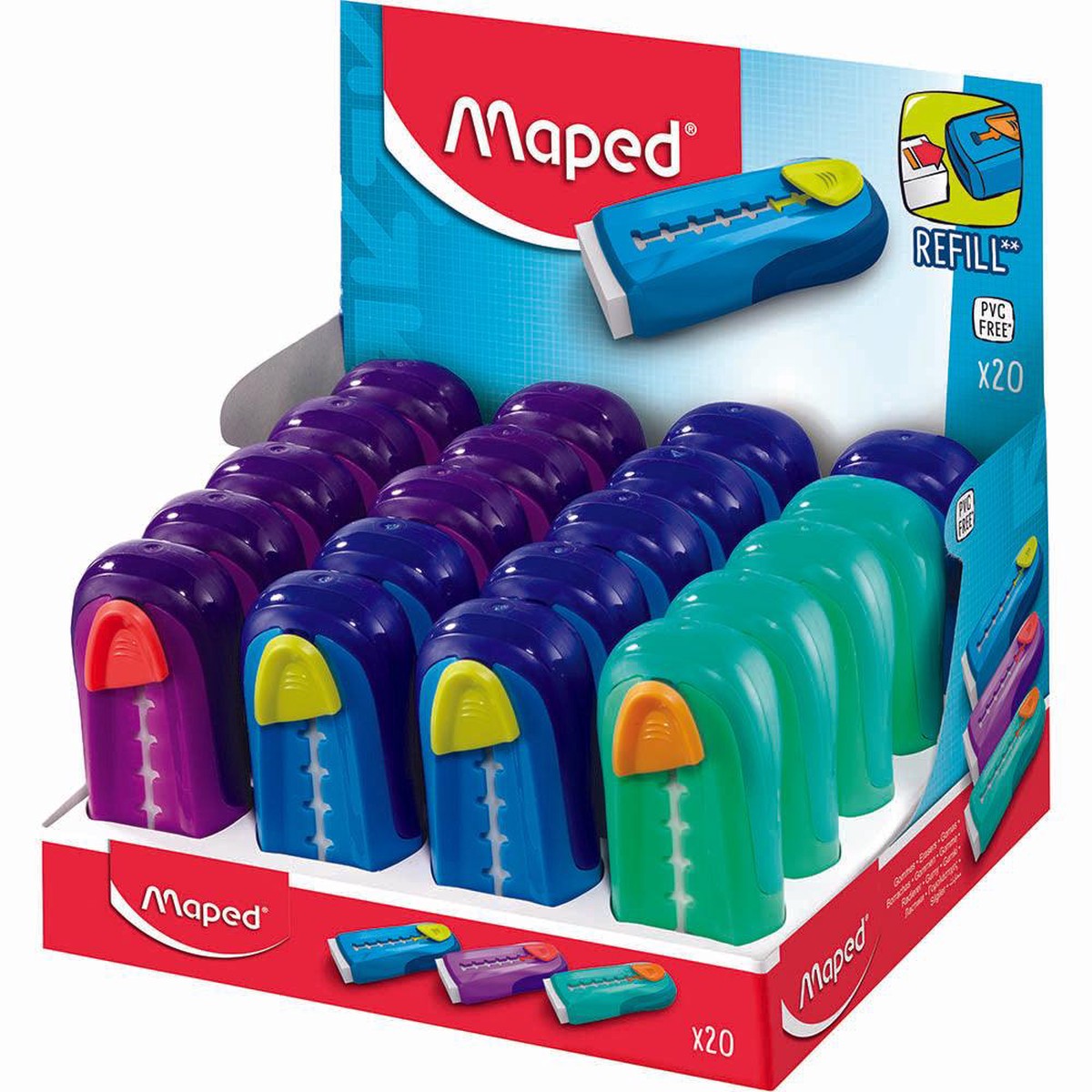 Maped Gom Universal Eraser Pack 20