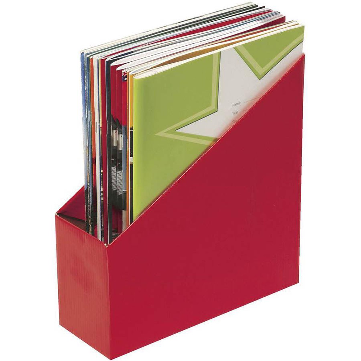 Marbig Book Box Small Red Pack 5