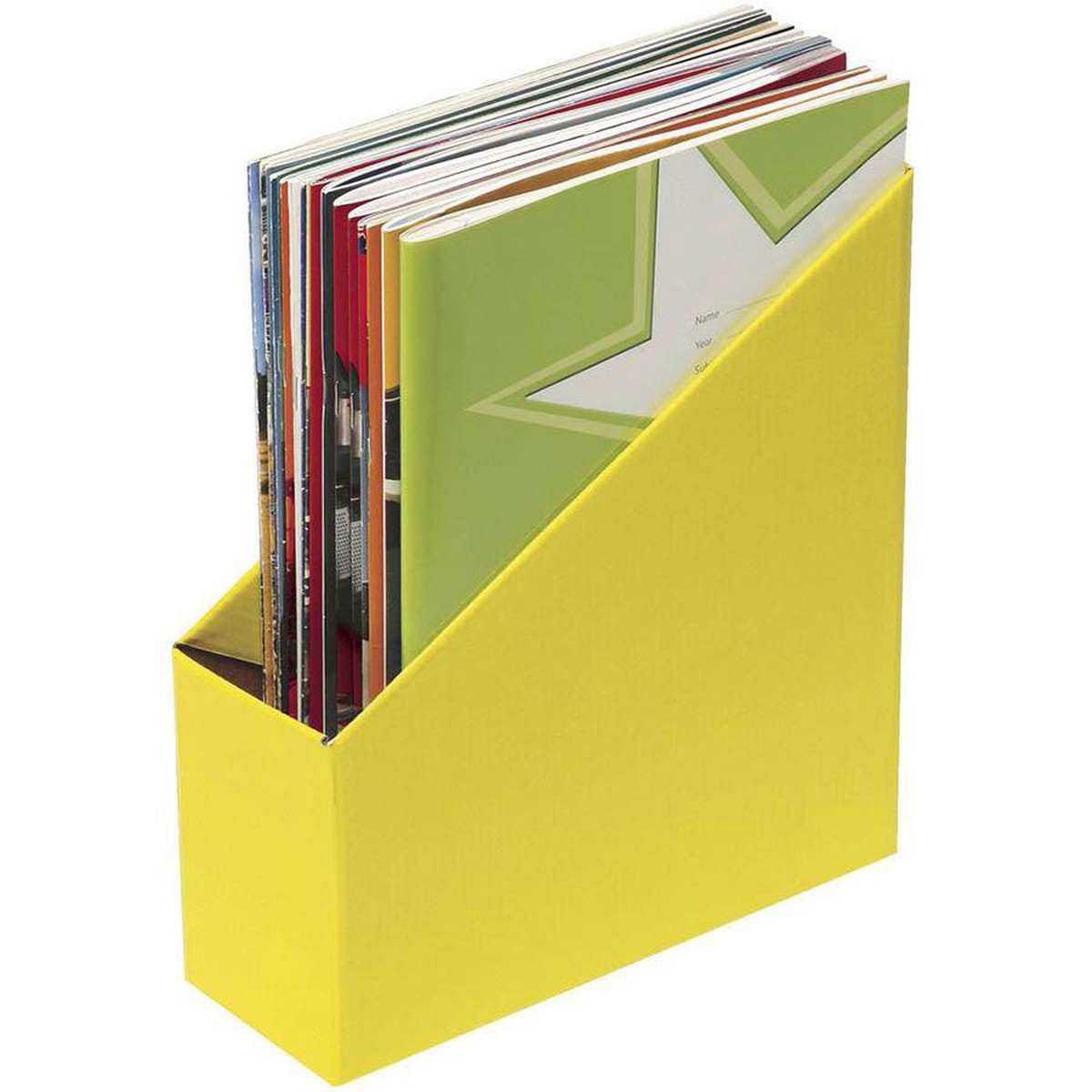 Marbig Book Box Small Yellow Pack 5