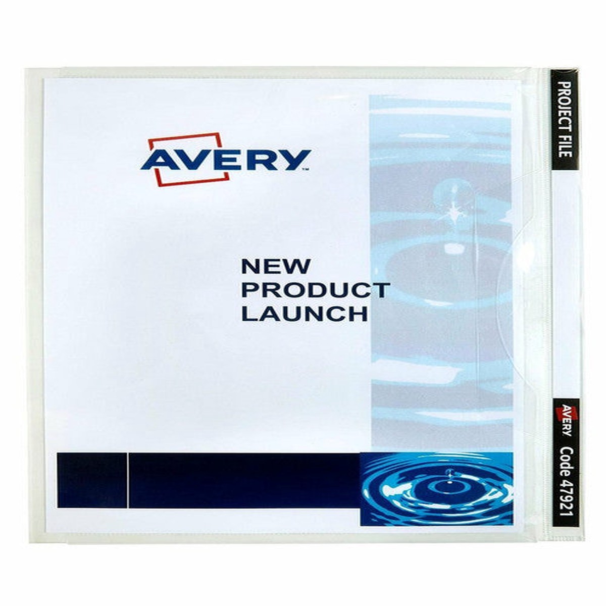 Avery Clear Transparent Project File A4 20 Sheets
