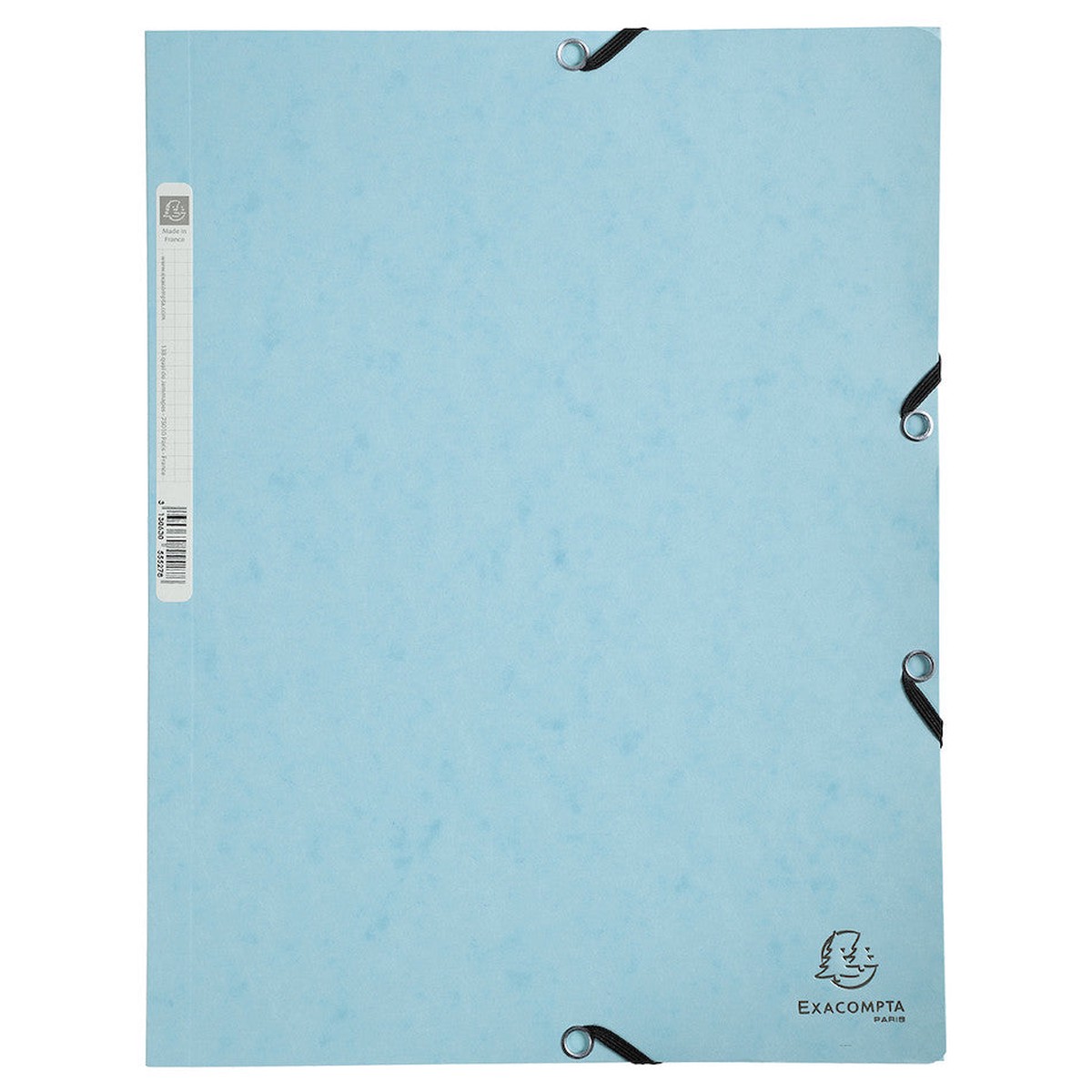 Exacompta Aquarel A4 Folder 3 Flap Blue
