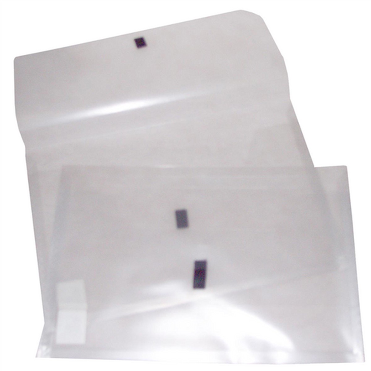 Colby POP Polywally Wallet Foolscap Clear Hook and Loop Pack 12