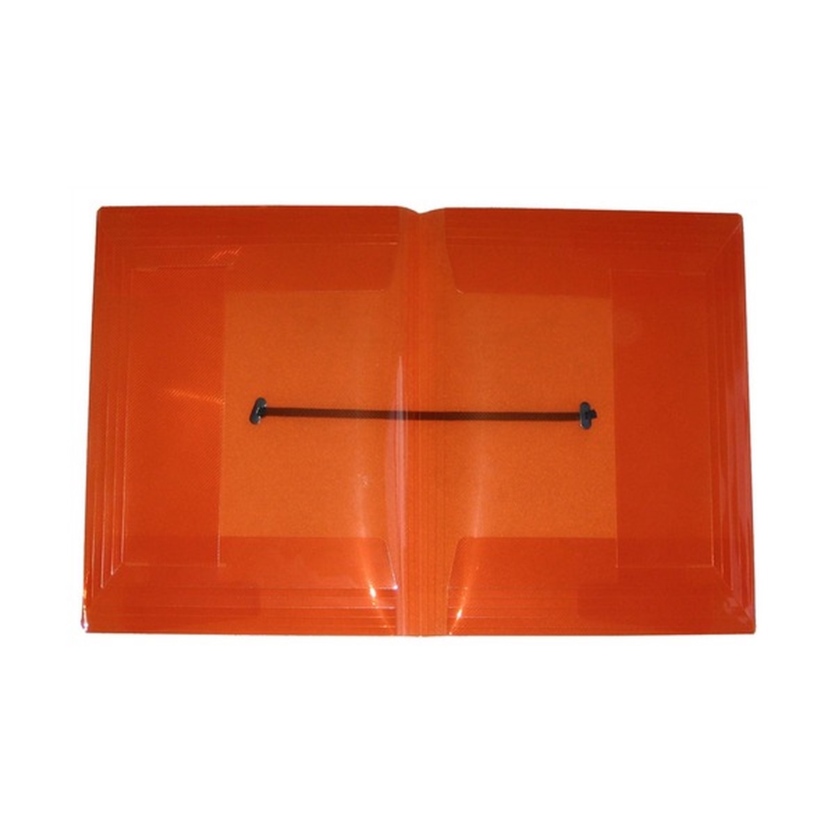 Pop A4 Duo Document Wallet Translucent Orange