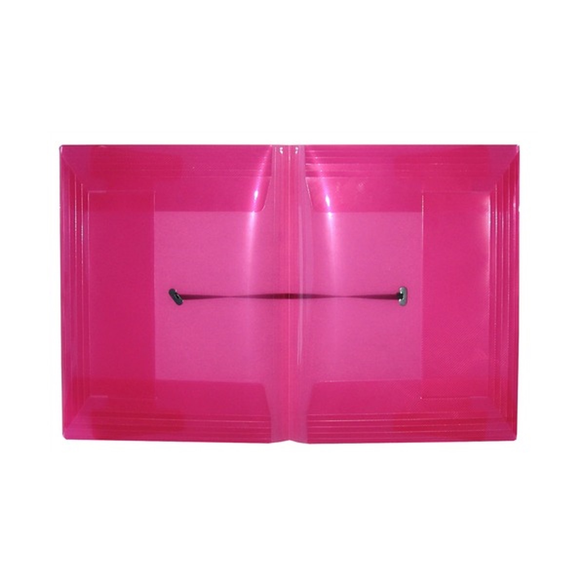 Pop A4 Duo Document Wallet Translucent Pink