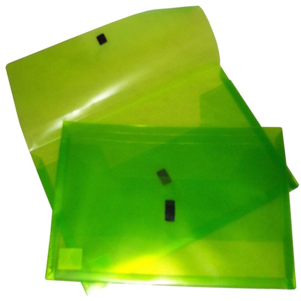 Pop Foolscap Polywally Wallet, Lime