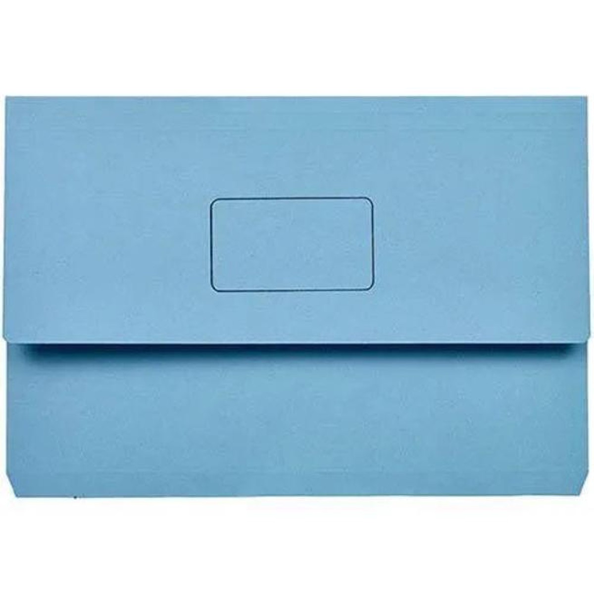 Marbig Slimpick Document Wallet Foolscap Blue Pack 50