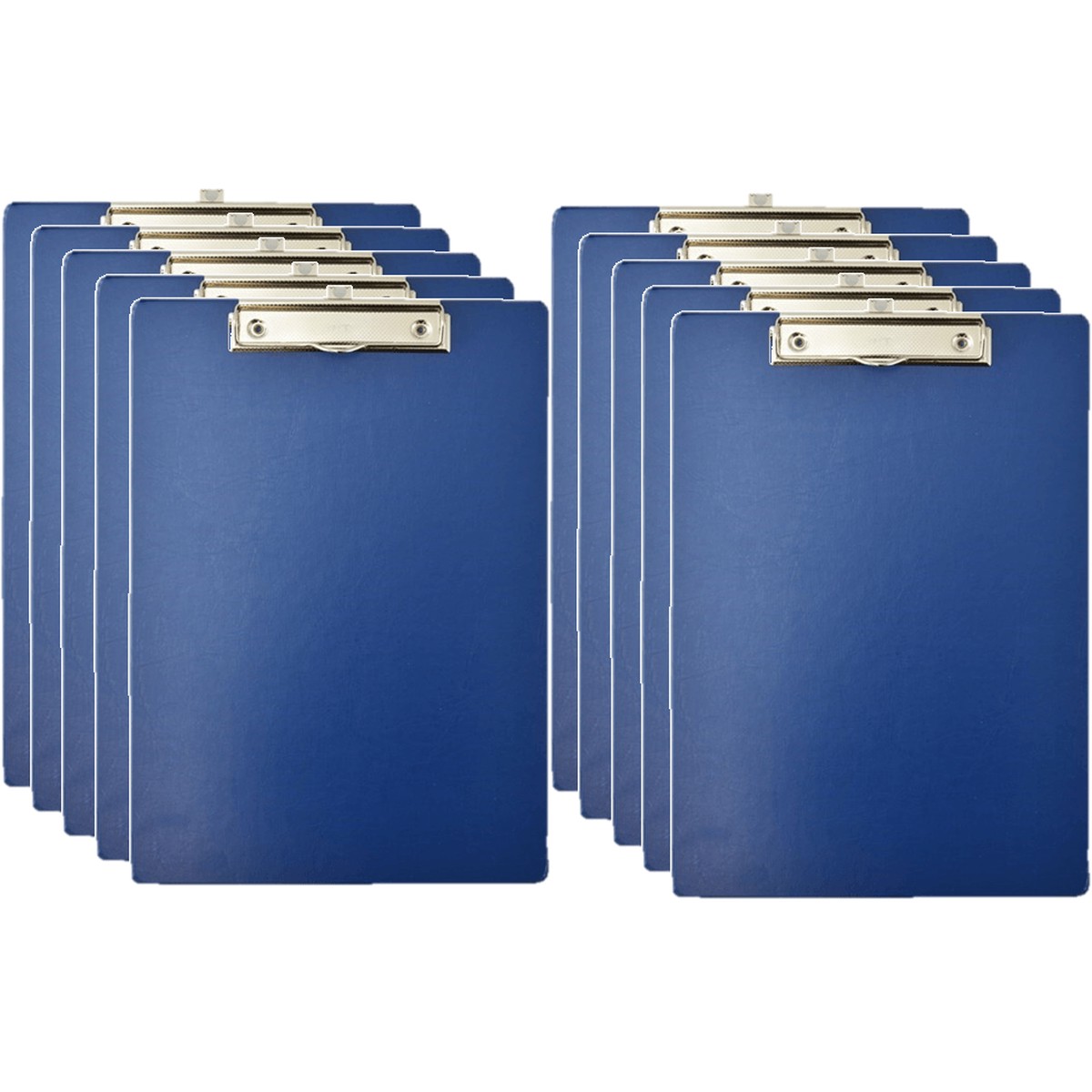 Pack 10 Bantex Clipboard A4 Blue Bulk
