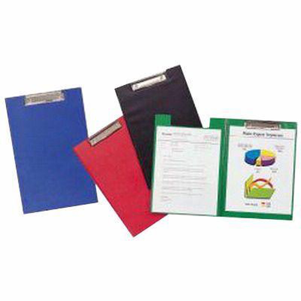 Beautone Clipfolder A4 Assorted Carton 10