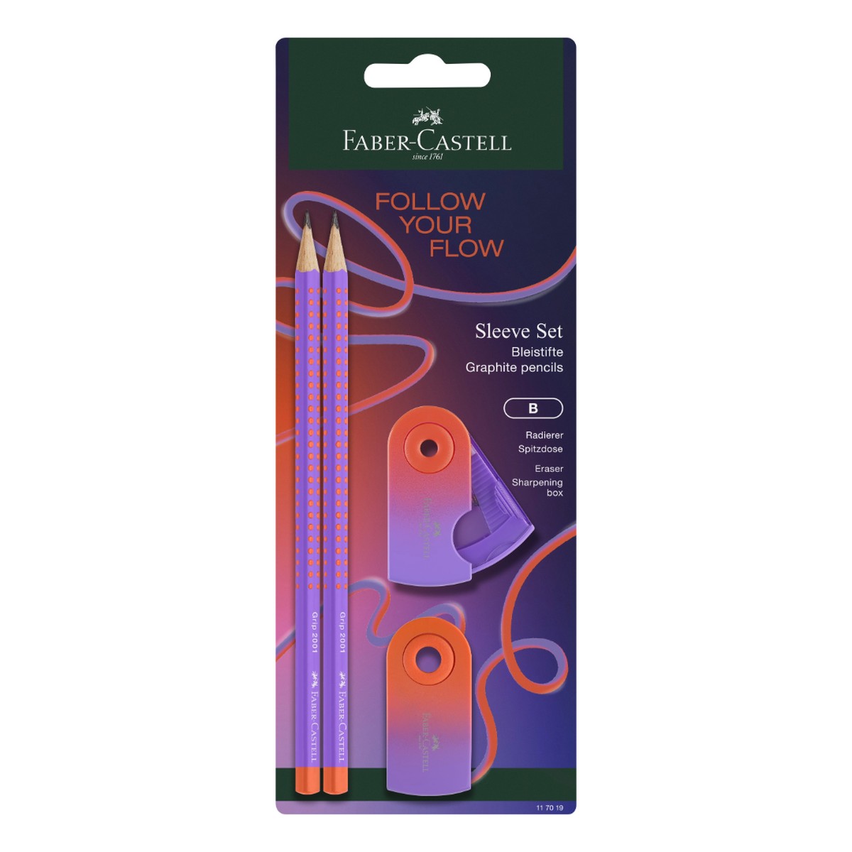 Faber-Castell Flow Edition Grip Set Punchy Melon