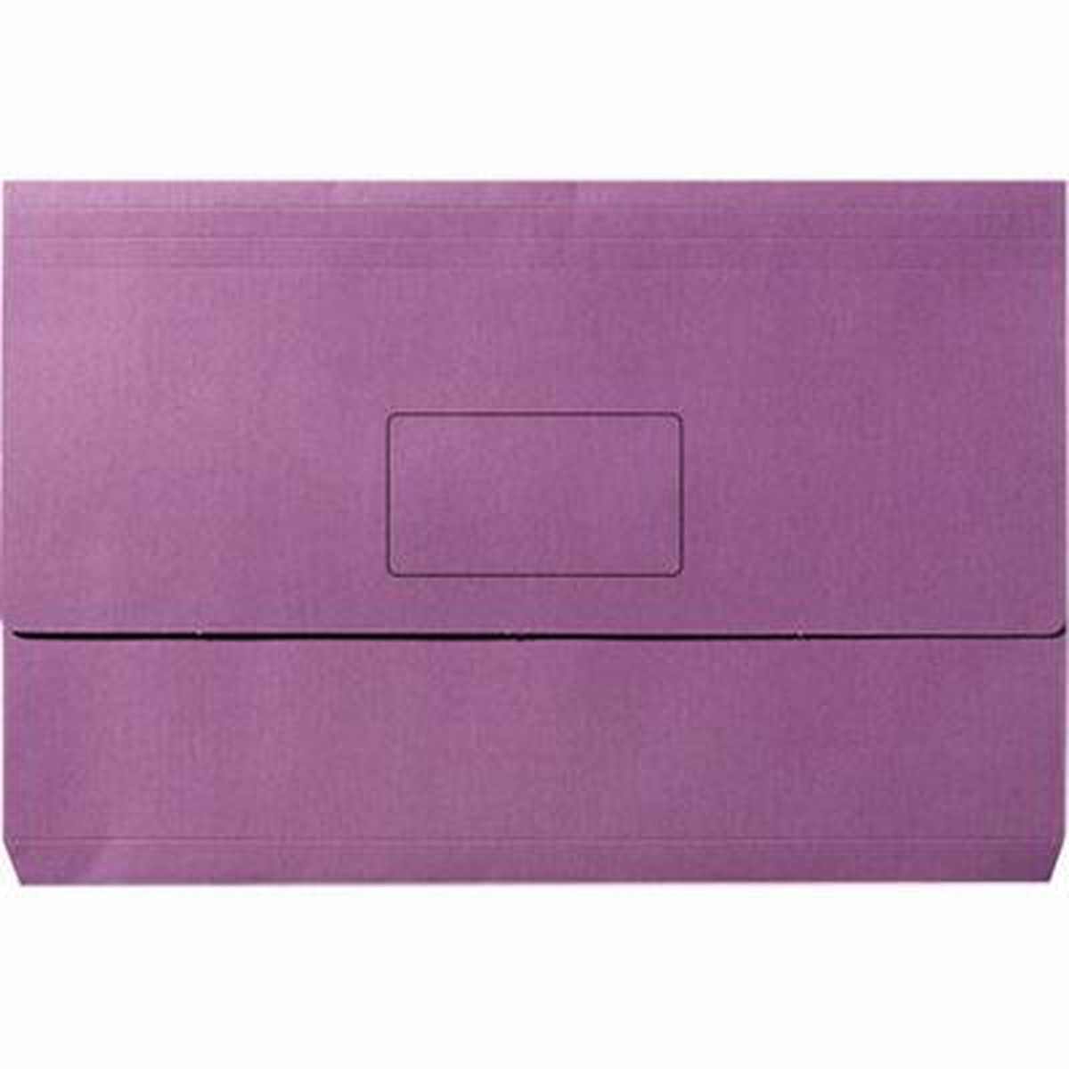 Marbig Slimpick Document Wallet Foolscap Purple Pack 10
