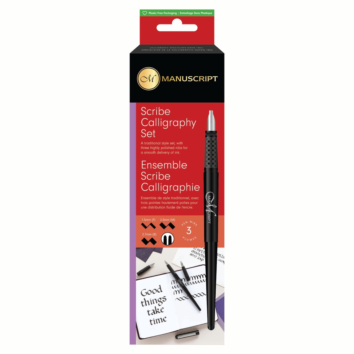Manuscript Scribe Calligraphy 3 Nib Set