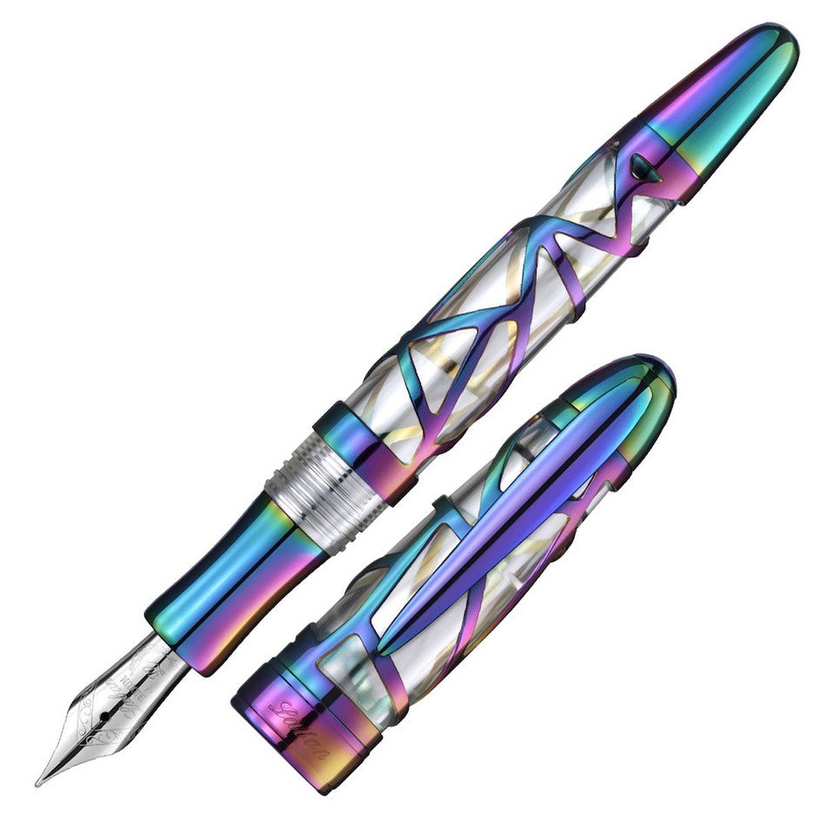 Laban Skeleton Fountain Pen Rainbow