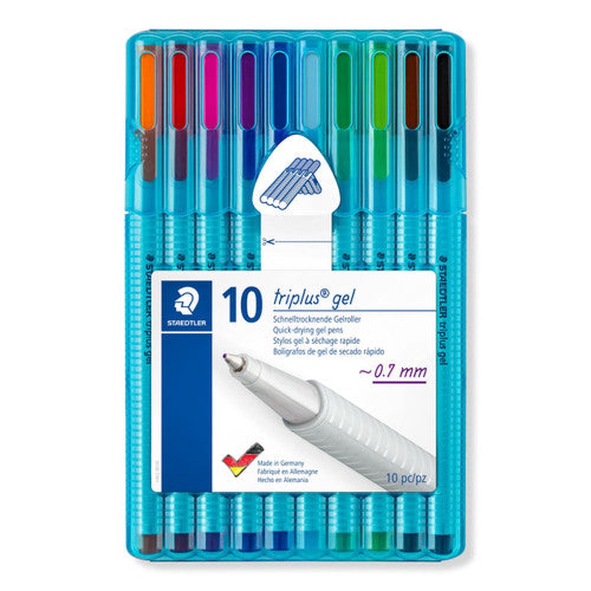 Staedtler Triplus Gel Assorted Triangular Grip Box 10 462 SB10