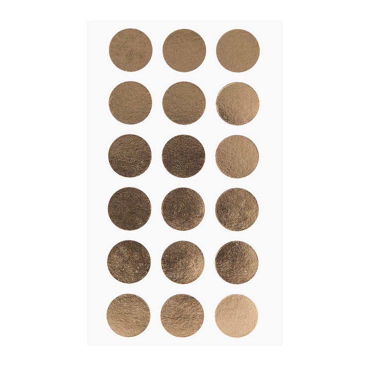Rico Stickers Dots 15mm Gold