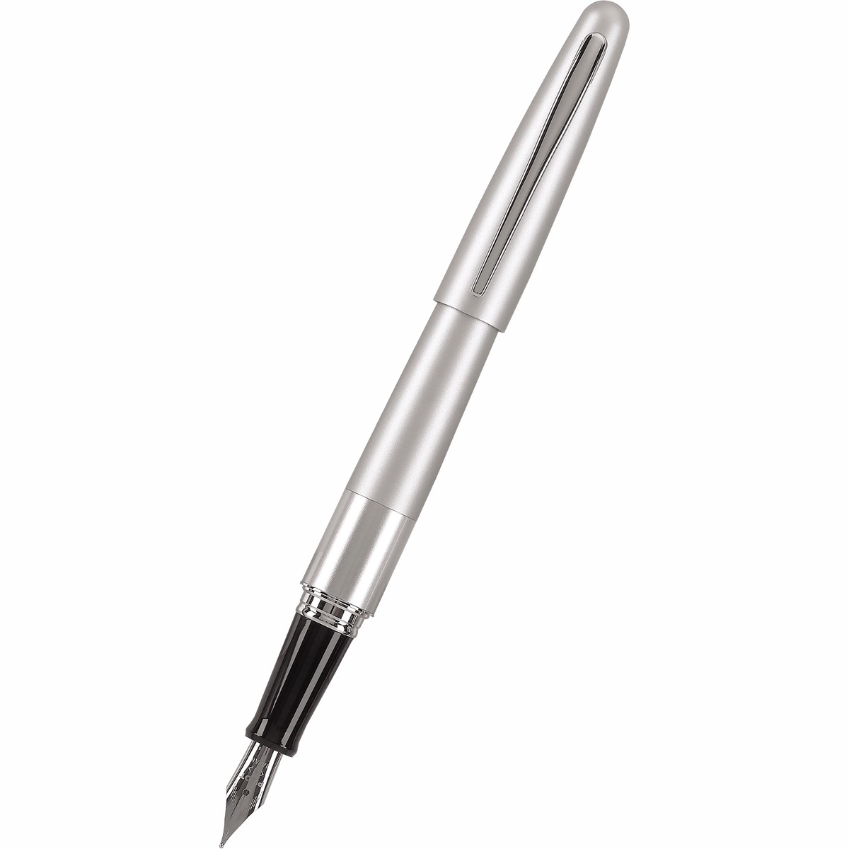 Pilot Fountain Pen – MR Collection – Plain Silver